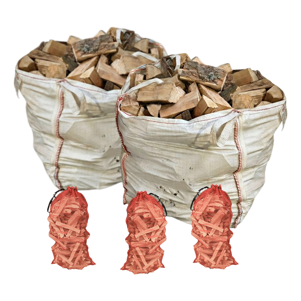 Double Log Load + 3 Bags of Kindling