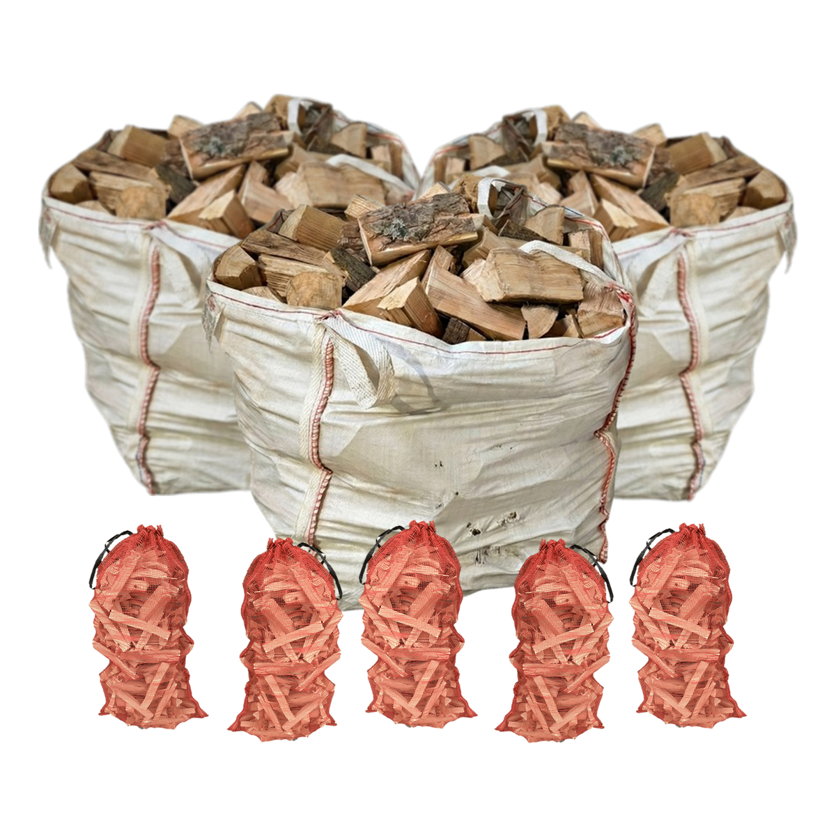 Treble Log Load + 5 Bags of Kindling